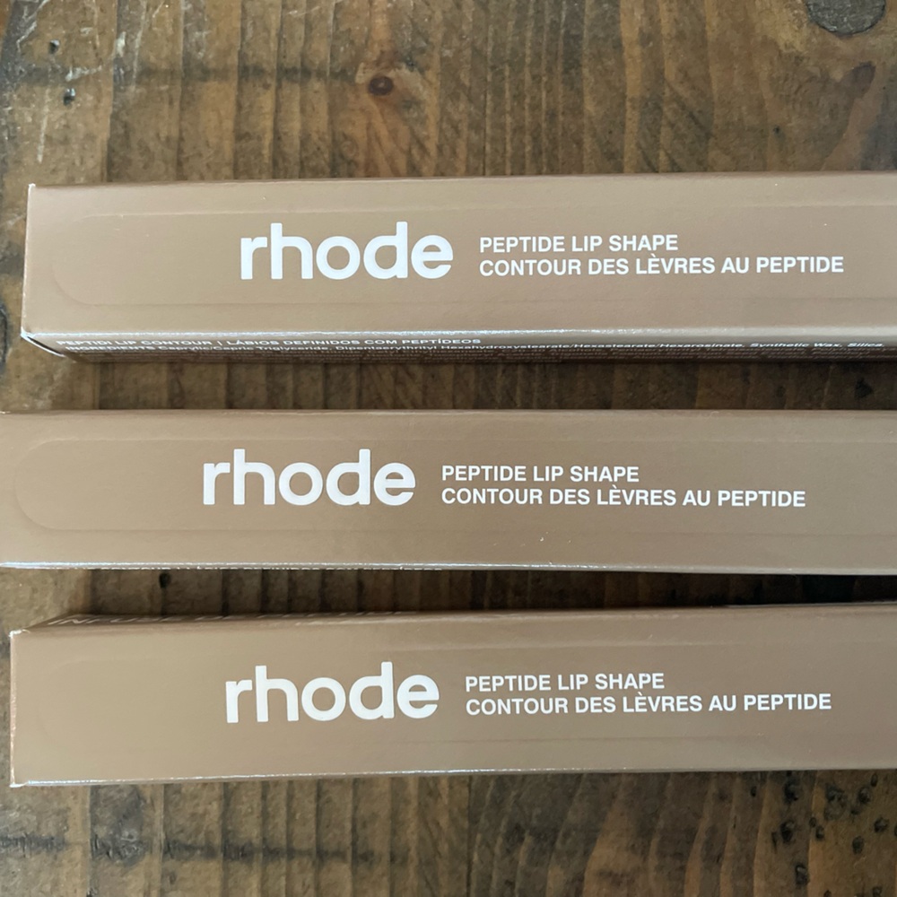 RHODE Beauty makeup lip peptide lip shape lip liner BUNDLE NIB